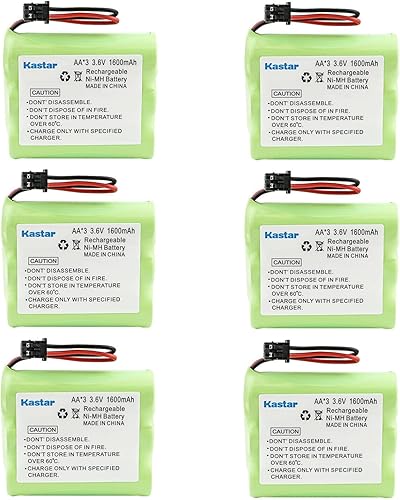 Miniatura 5 de Kastar Paquete de 1 batería de repuesto para Panasonic P-P501 P-P501A P-P501PA HHRP501 KX-A36 KX-TA38 TYPE 1 P-P504 P-P504A P-P504PA TYPE 11 P-P505