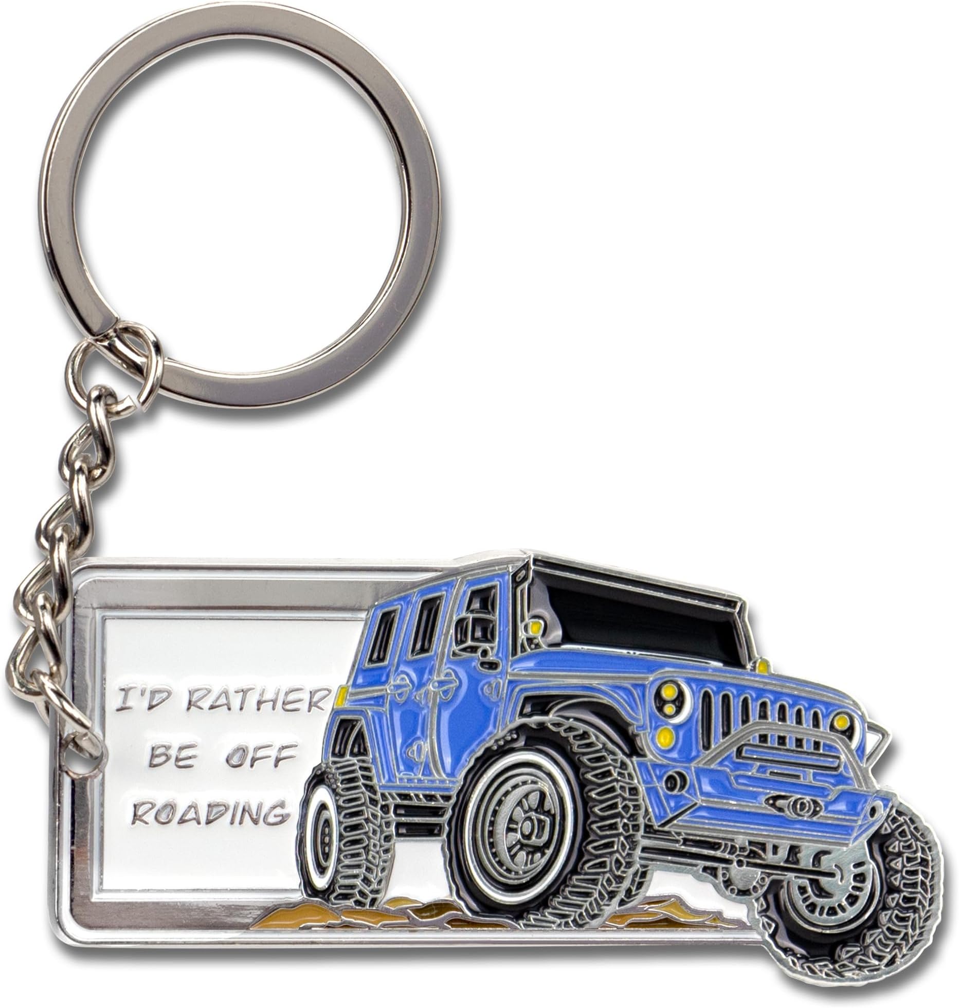 DeveosaKeychain for Jeep Wrangler - Metal Cool Things For Jeep 4xe Accessories Key Ring Gifts