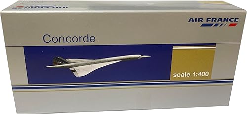 Miniatura 4 de Concorde Air France 1400 Modelo de avión fundido a troquel (1400 Francia)