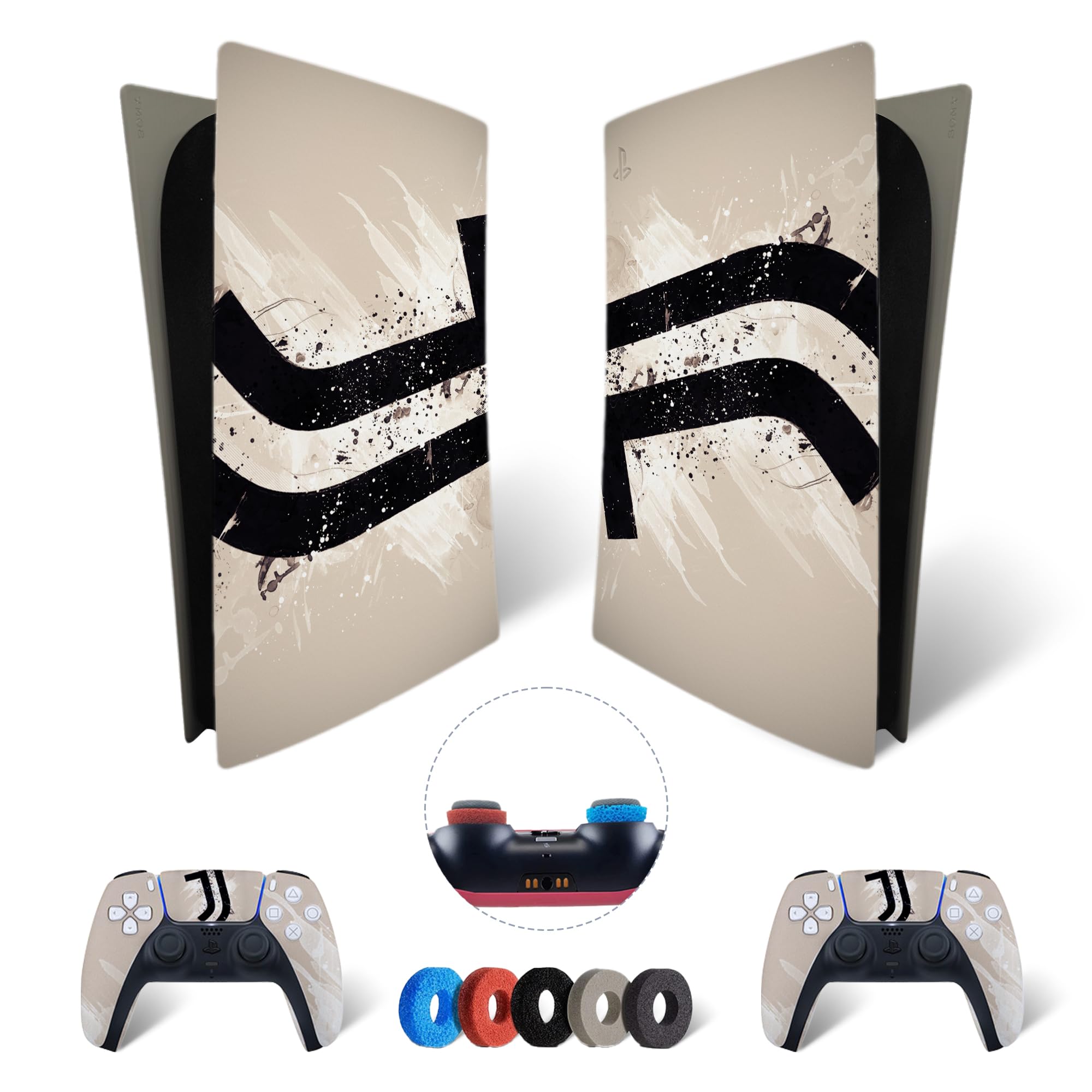 Kit de vinilos Extra Resistentes MaD Vision® para PlayStation 5 (PS5) Digital| Set de vinilos Mate para Consola + 2 mandos - para Anime|Rubber|Zoro|Nami Diseño — view 69