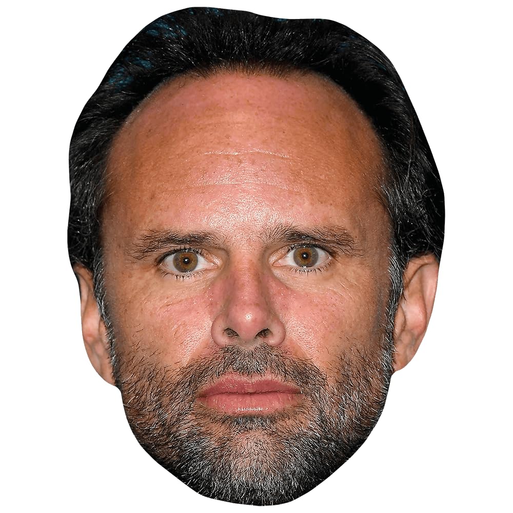 Walton Goggins (Beard) Celebrity Mask, Flat Card Face, Fancy Dress Mask