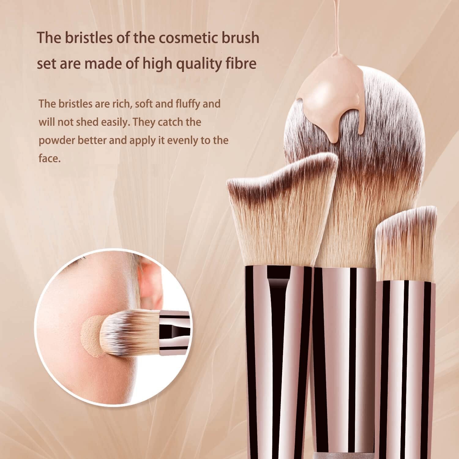Set Pennelli Make Up Start Makers Professional 12Pcs per Trucco in Marmo Nero con Correttore di Fondotinta Blush ombretto Beauty Blender e Borsa (Nero Set Pennelli Make Up Start Makers Professional 12Pcs per Trucco in Marmo Nero con Correttore di Fondotinta Blush ombretto Beauty Blender e Borsa (Nero