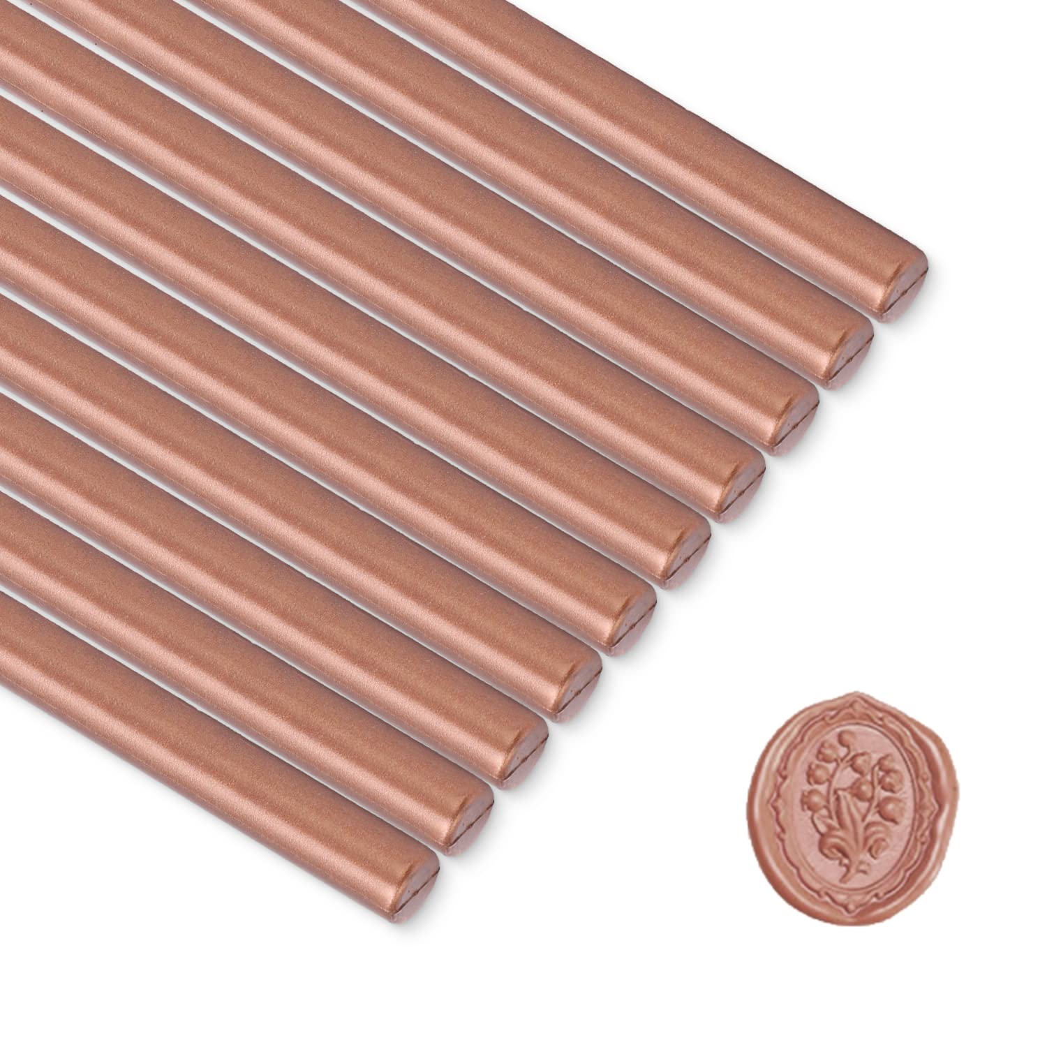 Bastoncini Sigillo Di Cera - 10 Pezzi, 5 Colori, Per Timbri Su Inviti E Regali - Foto 12