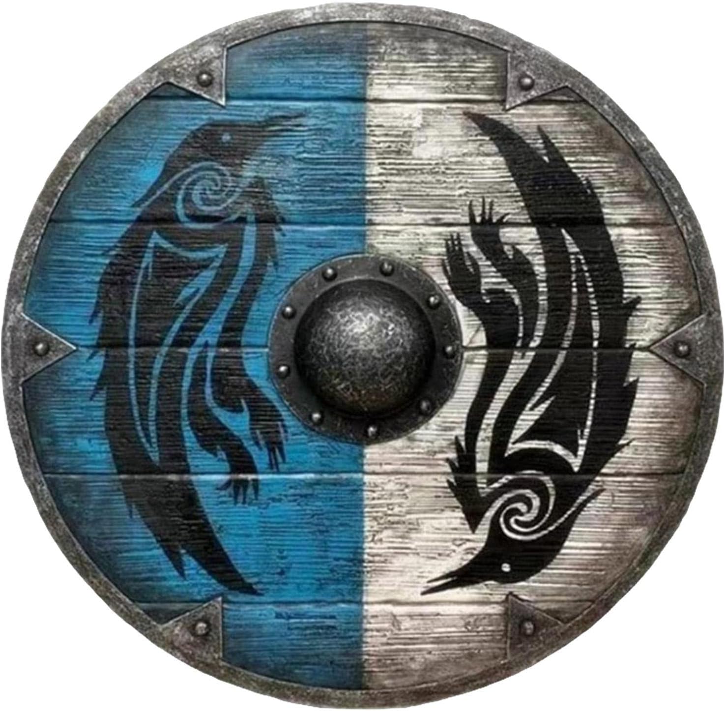 Viking Shield, Decorative Shield Toy for Restaurant | Medieval Eivor Valhalla Warweave Viking Shield for Decorating Home, Ship, Restaurant