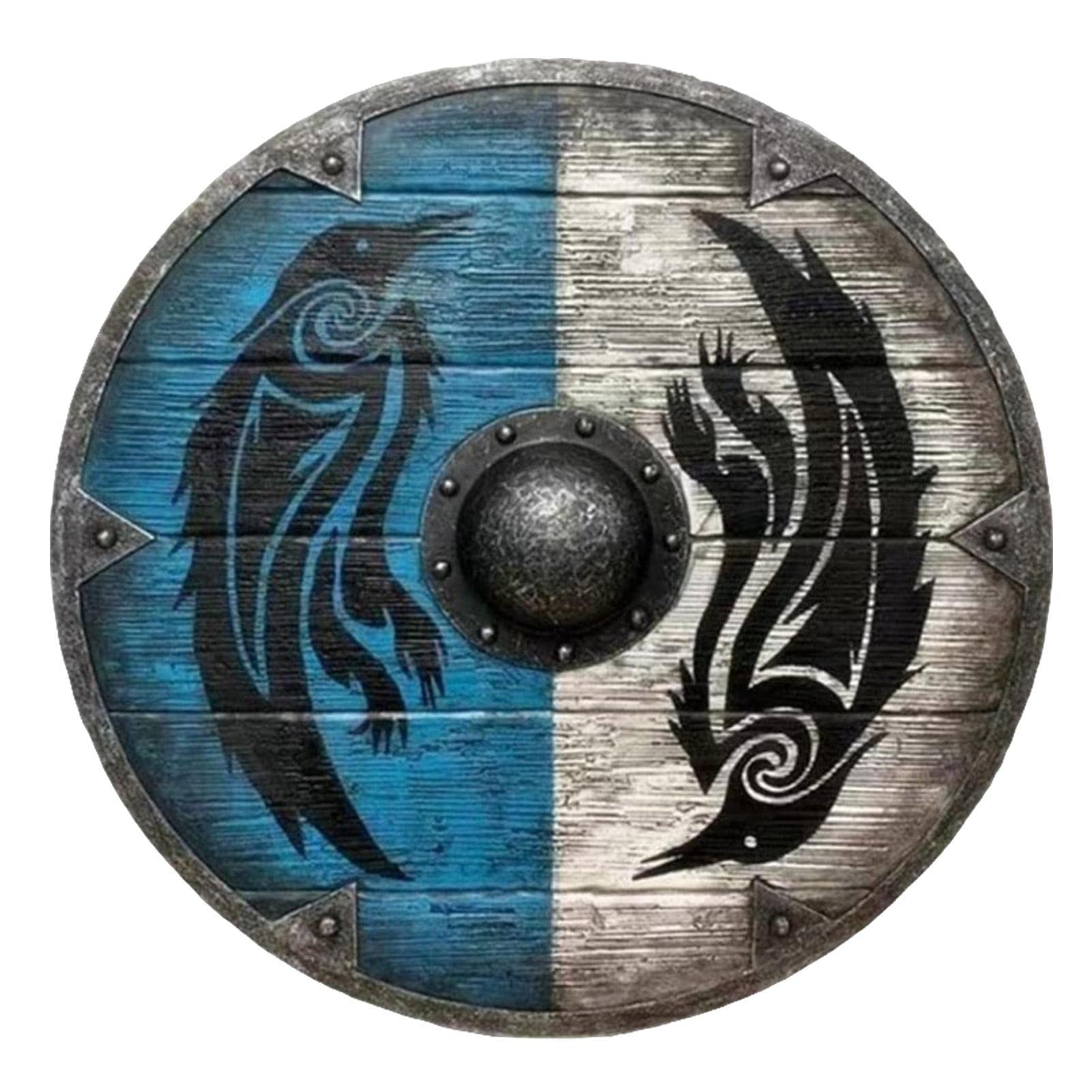 Viking Shield, Decorative Shield Toy for Restaurant | Medieval Eivor Valhalla Warweave Viking Shield for Decorating Home, Ship, Restaurant