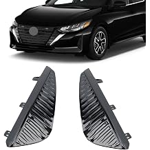 Fog Light Cover Bezel Compatible with 2024 2025 Nissan Sentra Front Bumper Foglight Fog Lamp Cover Trim 2PCS Left Driver and Right Passenger Side NI1039192 622566YU0A