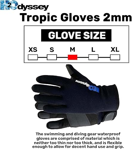Miniatura 4 de H2ODYSSEY Tropic Gloves 0.079 in - Equipo térmico de buceo para mantener las manos calientes - para surf, buceo y natación