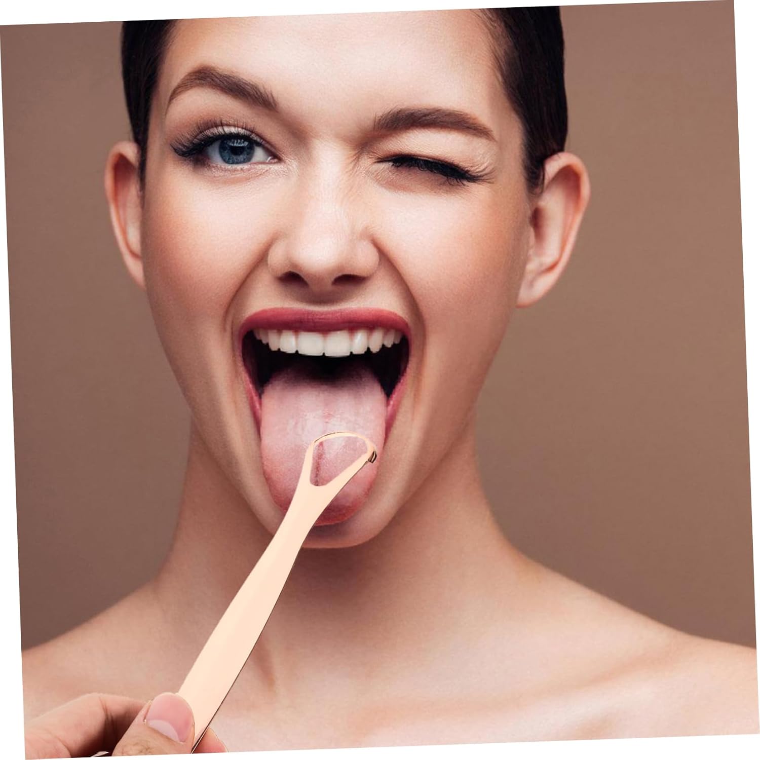 4 Sets Tongue Scrapers Dual Sided Oral Care Tool for Bad Breath Removal Travel Friendly with Box
