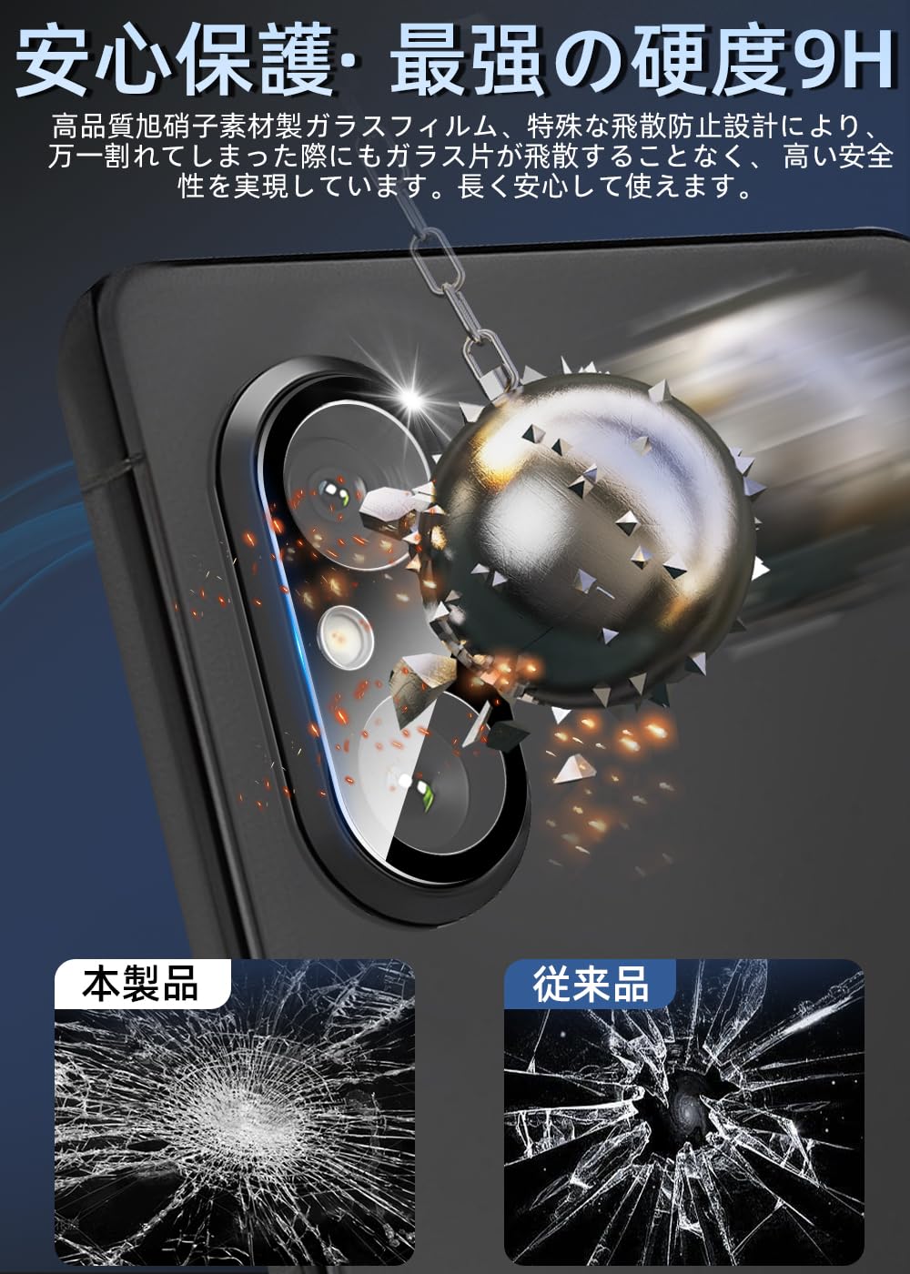 Amazon.co.jp: 【2枚セット】Xperia 5 V カメラフィルム [ZXZone