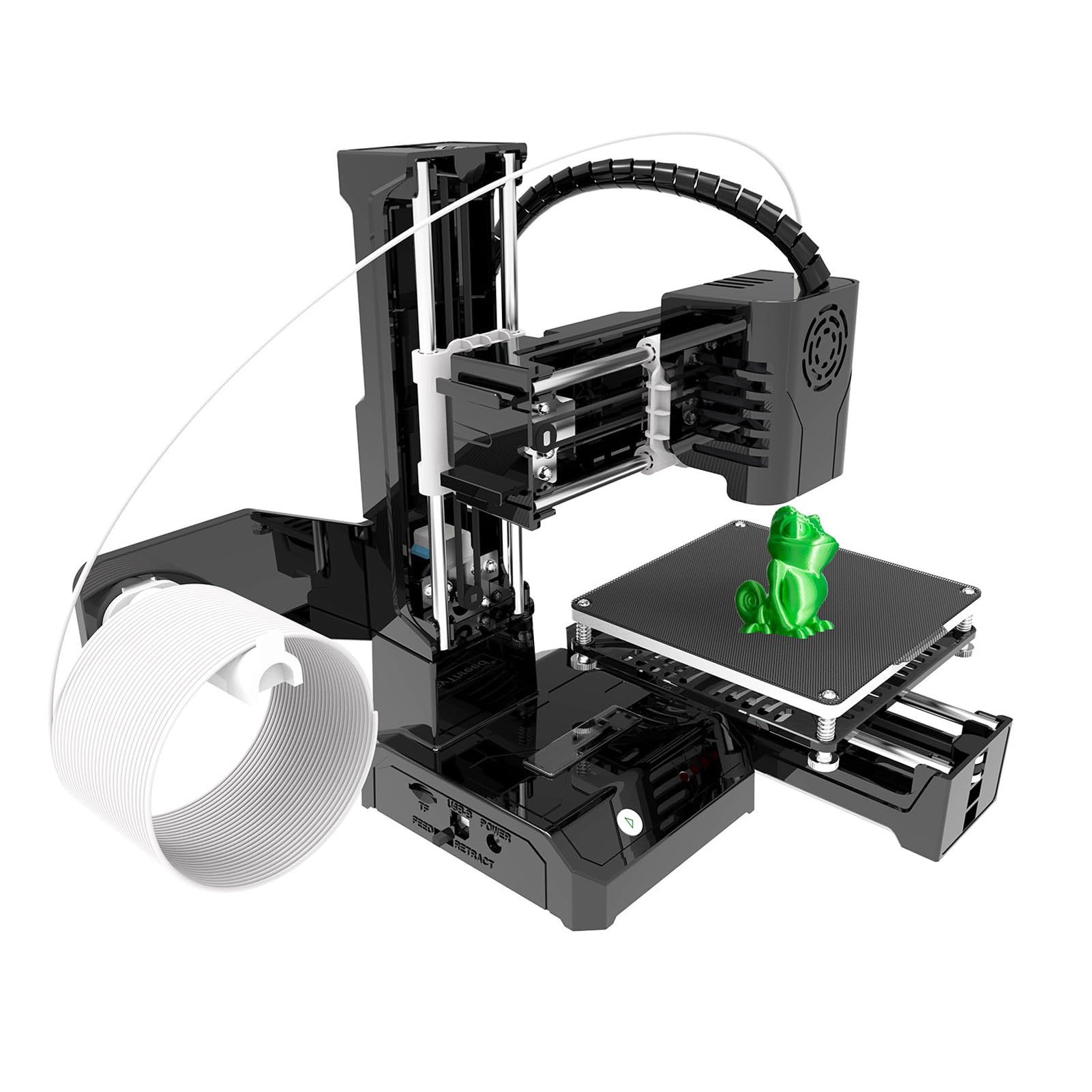 FDM Mini 3D Printer, High Accuracy Improve Spatial Imagination 3D Printer