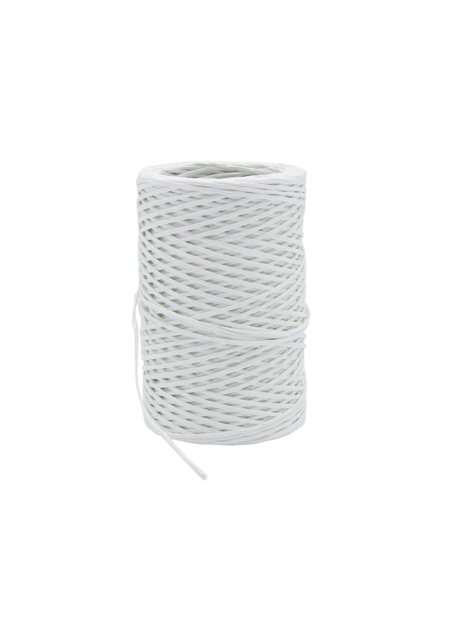 Ribbon Writer White Paper Covered Binding Wire, Twine, Cord, String 2Mm X 1 Metre Cut From Roll