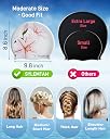 SYLEMTAM Swim Cap Women, Silicone Swimming Caps for Long Hair Anti Slip Waterproof Swim Caps for Womens Adult, Comfortable Bathing Cap Swimming Hats Fit for Curly Short Medium Long Thick Hairs (Lily) gallery image