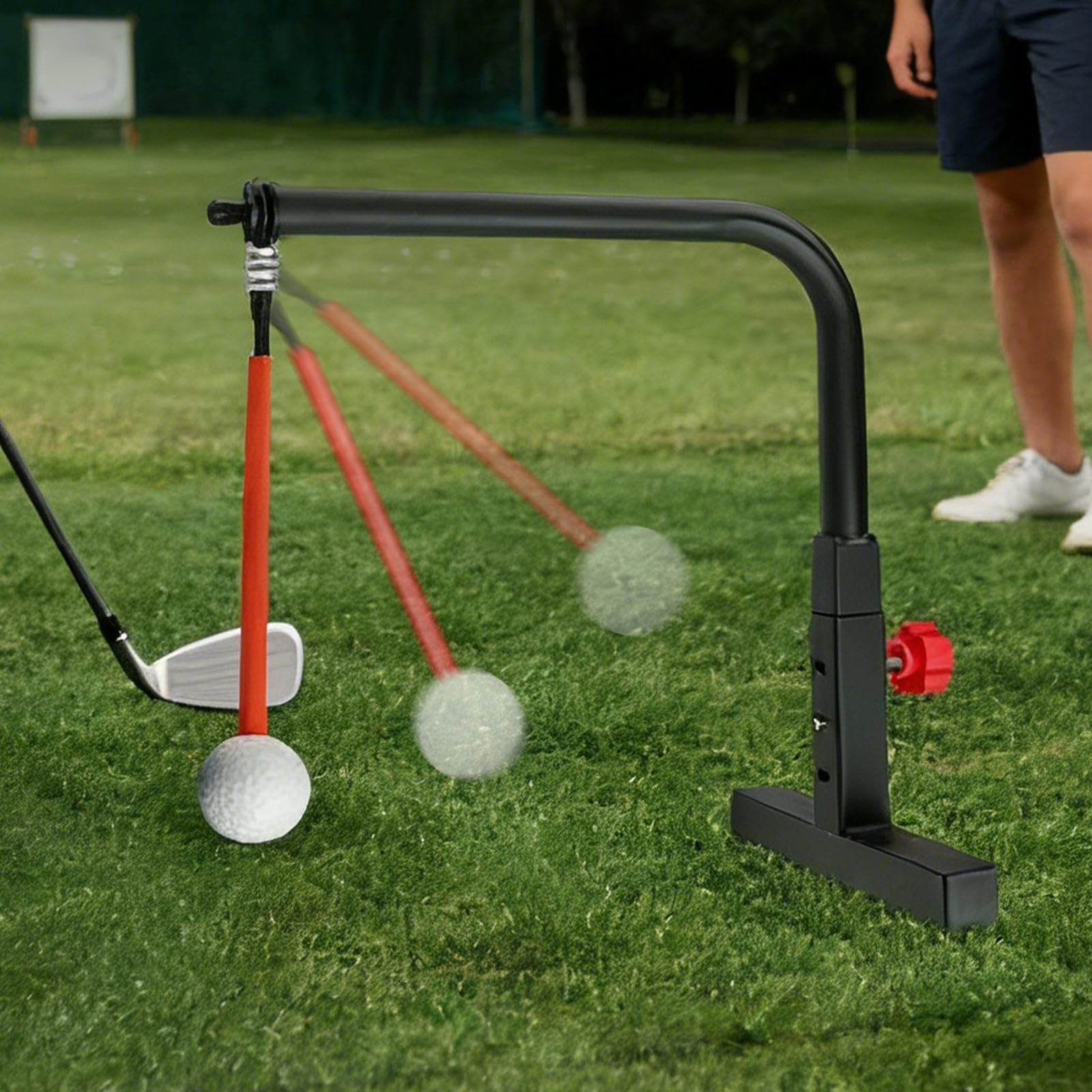 Altalena da golf, supporto regolabile per allineamento in altezza