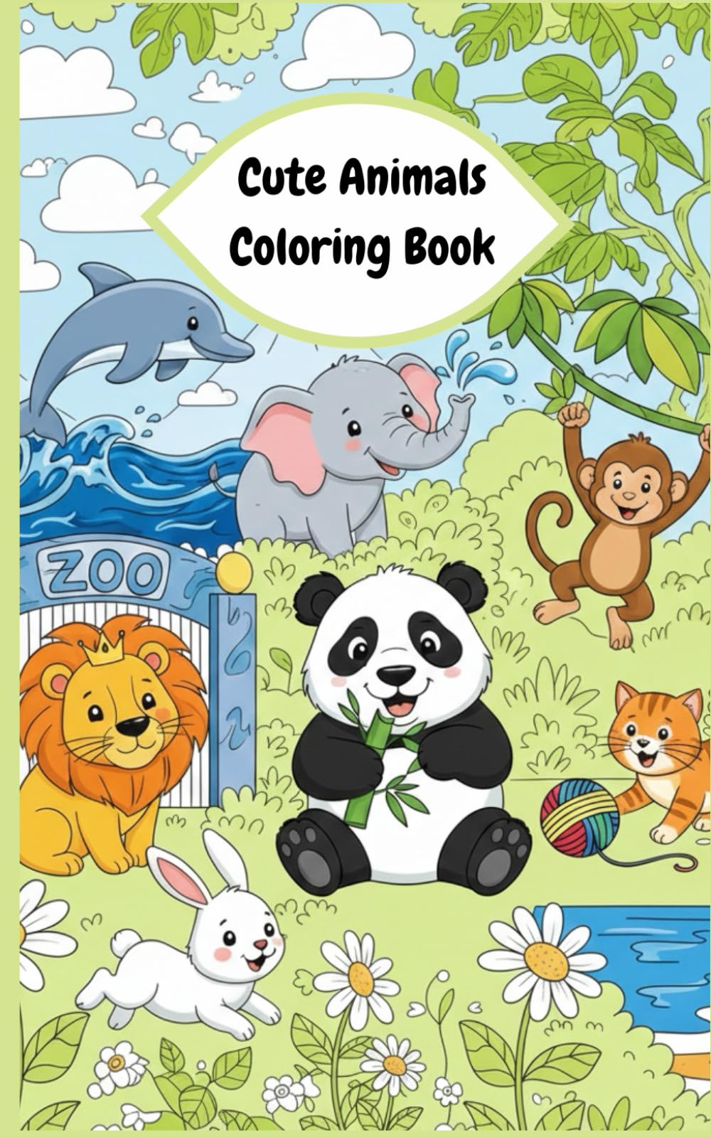 Cute Animals Coloring Books for Kids | Age 4-7 | Fun coloring book