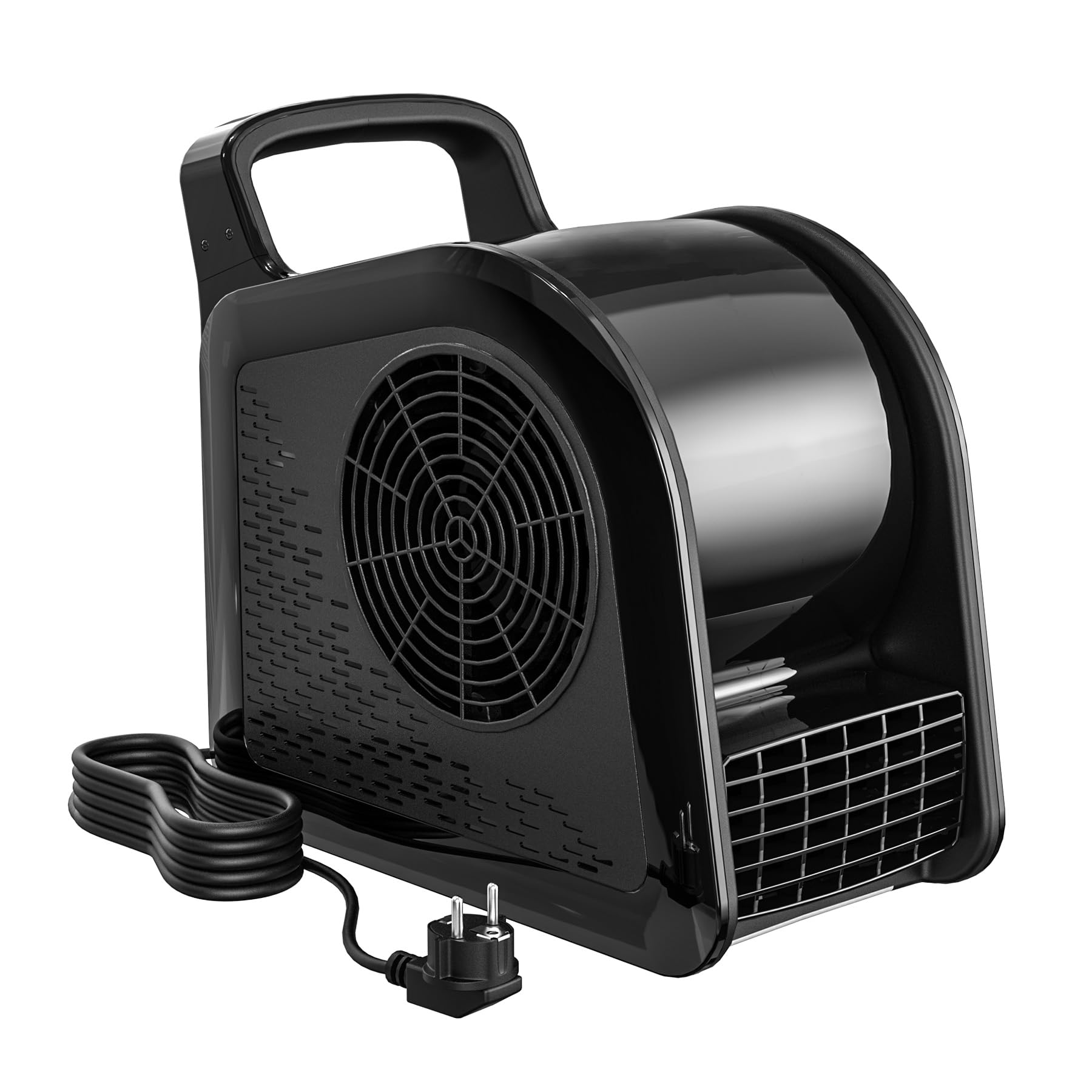 High Velocity Blower Fan - Floor Drying Fan for Cooling and Ventilating, 325 CFM Air Mover Floor Dryer Fan, Fans for Garage, Shop, 3 Geschwindigkeiten Portable Utility Fan 1 AC Outlets Black