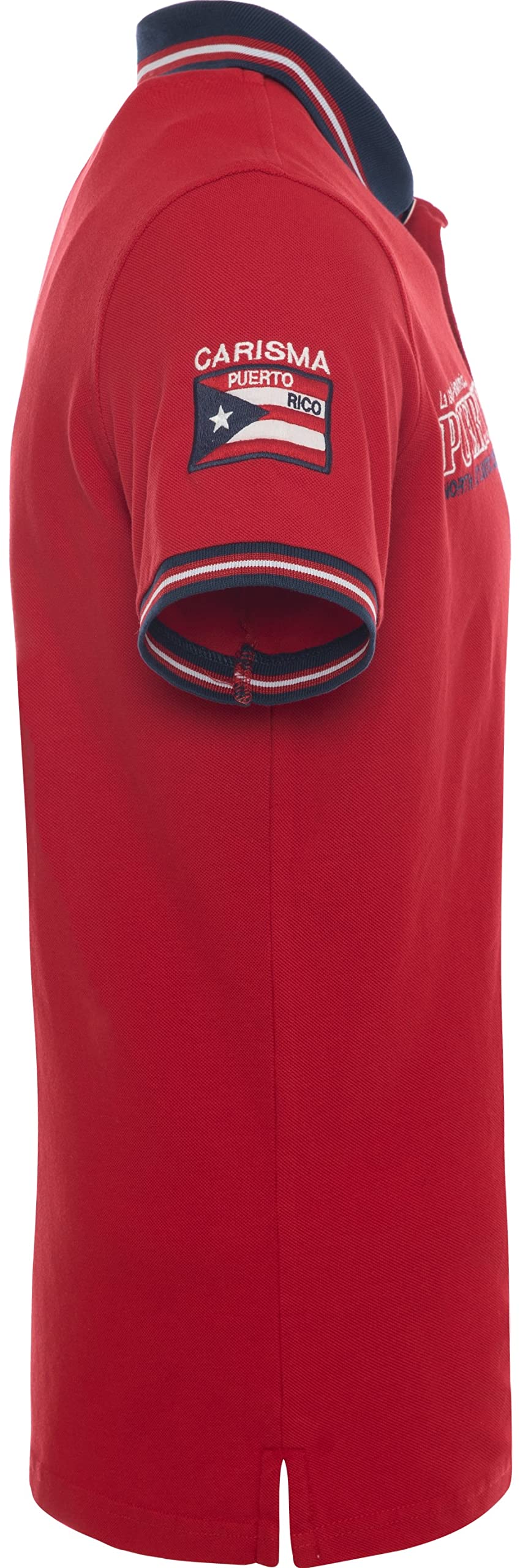 Carisma Polo de manga corta para hombre, 100 % algodón, camiseta polo para hombre con bordado, agradable camiseta de corte regular para oficina y tiempo libre 4665