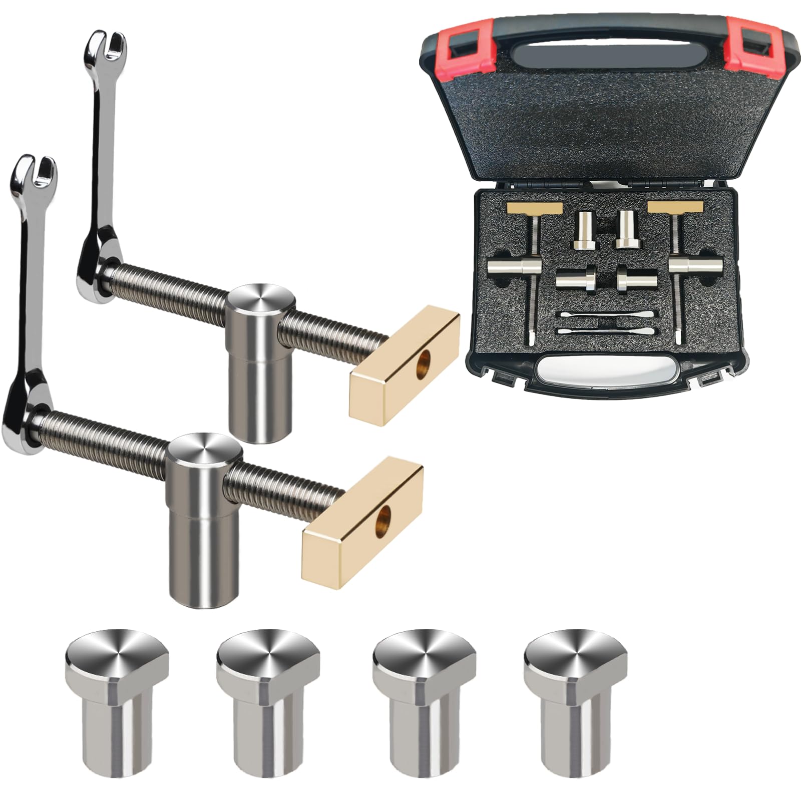 Werkbank Klemme, 2pcs Bankhaken 20mm Schraubenschlüssel-Hund