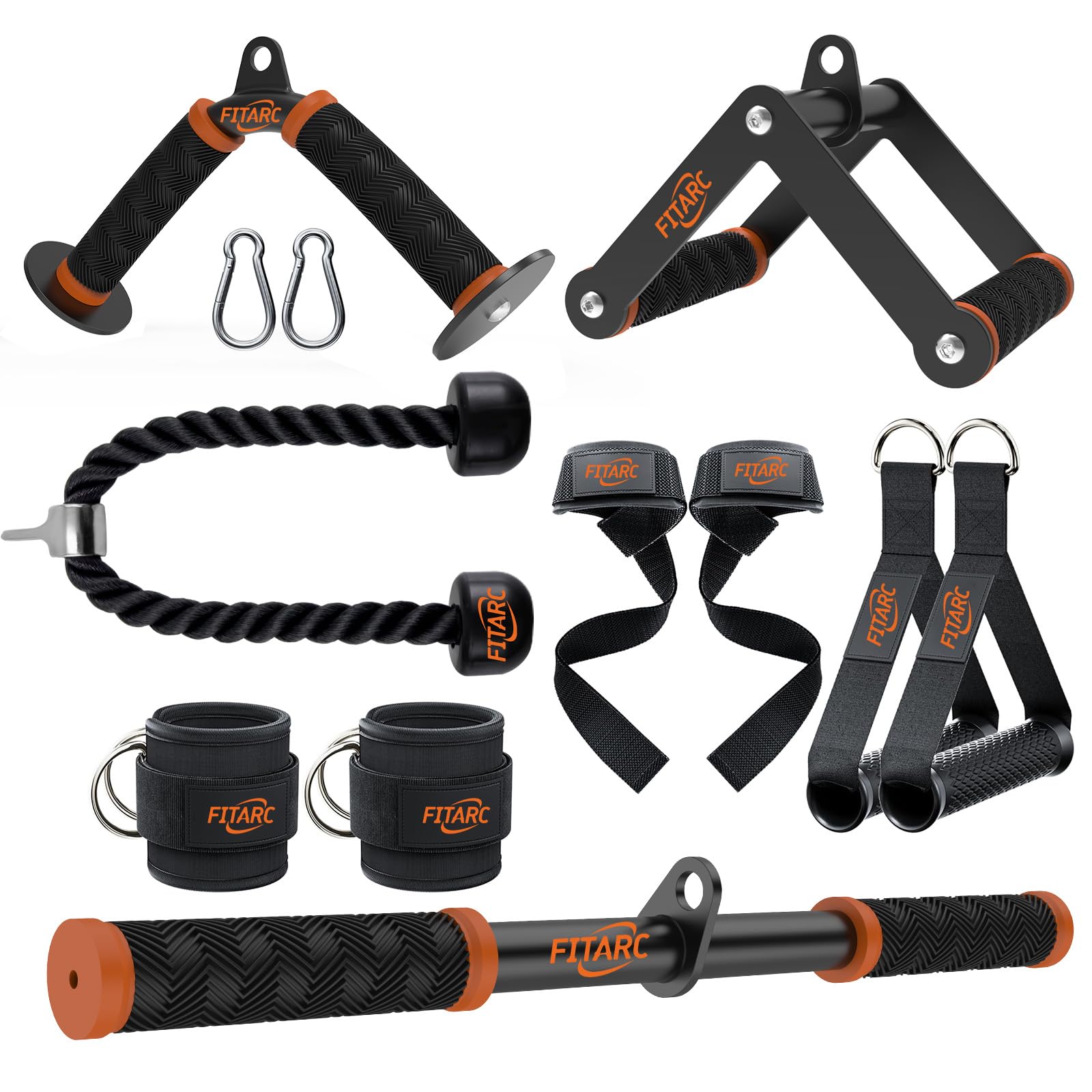 Fitarc 7-Piece Cable Machine Attachment Set