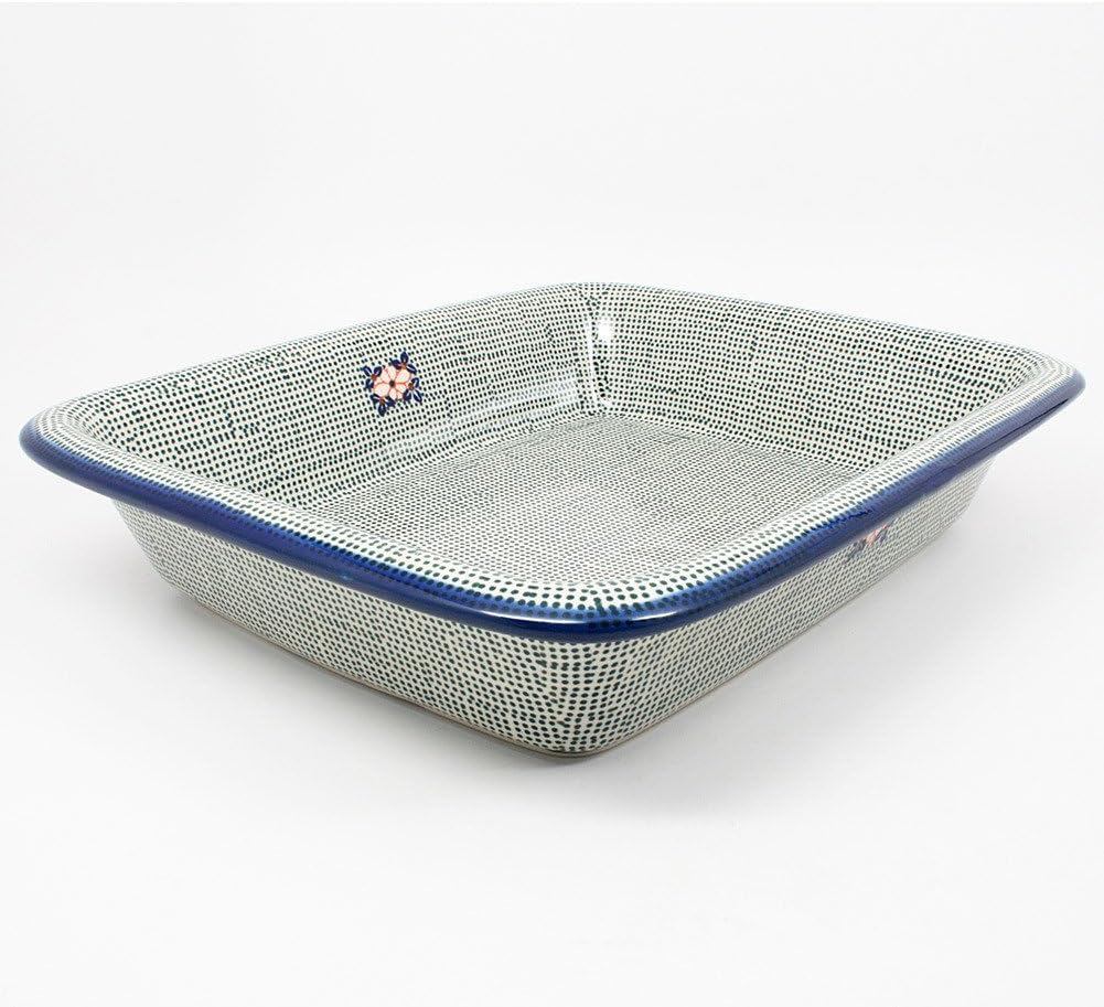 Amazon.com: Polish Pottery Large Rectangular Baker #1307: Baking Dishes ...