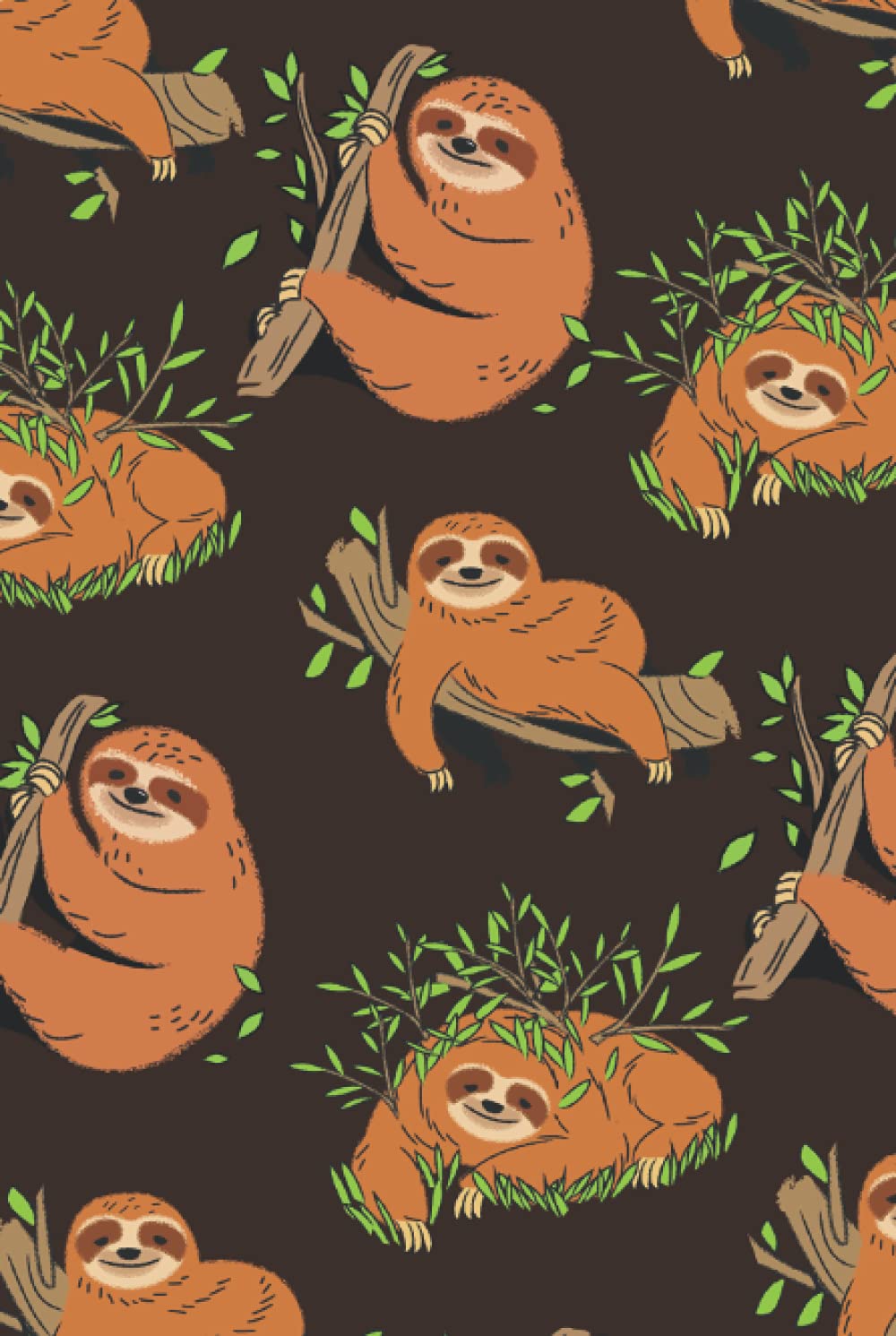 Sloth Notebook: Cute lazy sloth Hardback notebook with 120 blank lined pages