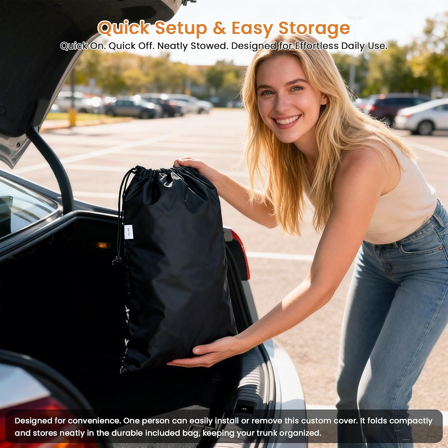 10-Layer Sedan Car Cover with Breathable Vents Waterproof All Weather. Accord, Camry, Model 3, Altima, Sonata, K5 etc. Outdoor Full Exterior Covers Accessories Size S1 (Length 185 to 193 inch)