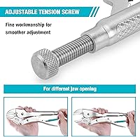 Vista 5 de DURATECH Alicates de bloqueo de nariz de 6-1/2 pulgadas de largo y alicates de bloqueo DURATECH de 10 pulgadas