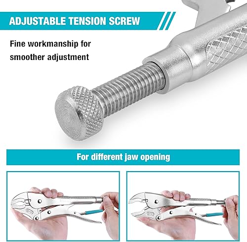 Miniatura 5 de DURATECH Alicates de bloqueo de nariz de 6-12 pulgadas de largo y alicates de bloqueo DURATECH de 10 pulgadas