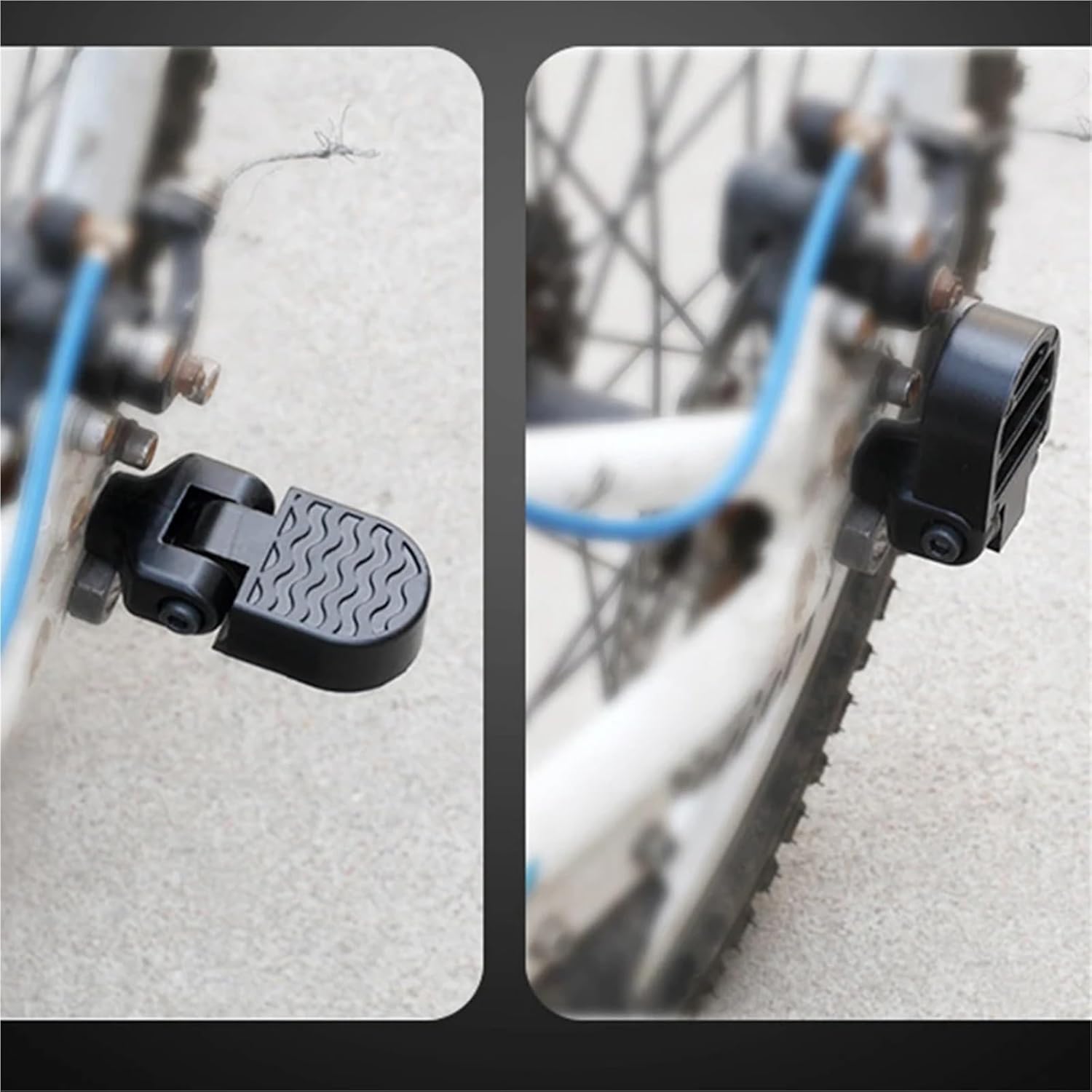 Bike Pegs 4pcs Electric Bicycle Rear Pedal Bicycle Rear Wheel Folding Pedal Electric Standing Person Universal Pole Mountain Bike Pedal