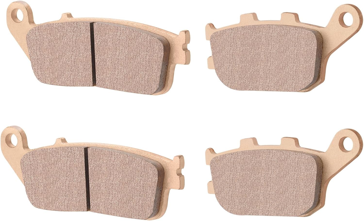 Sintered Brake Pads Set Front and Rear for Honda VT 1100 1300, VTX 1300 S C R T 2008 2009 2010 2009 Replacement Brake Pads Set