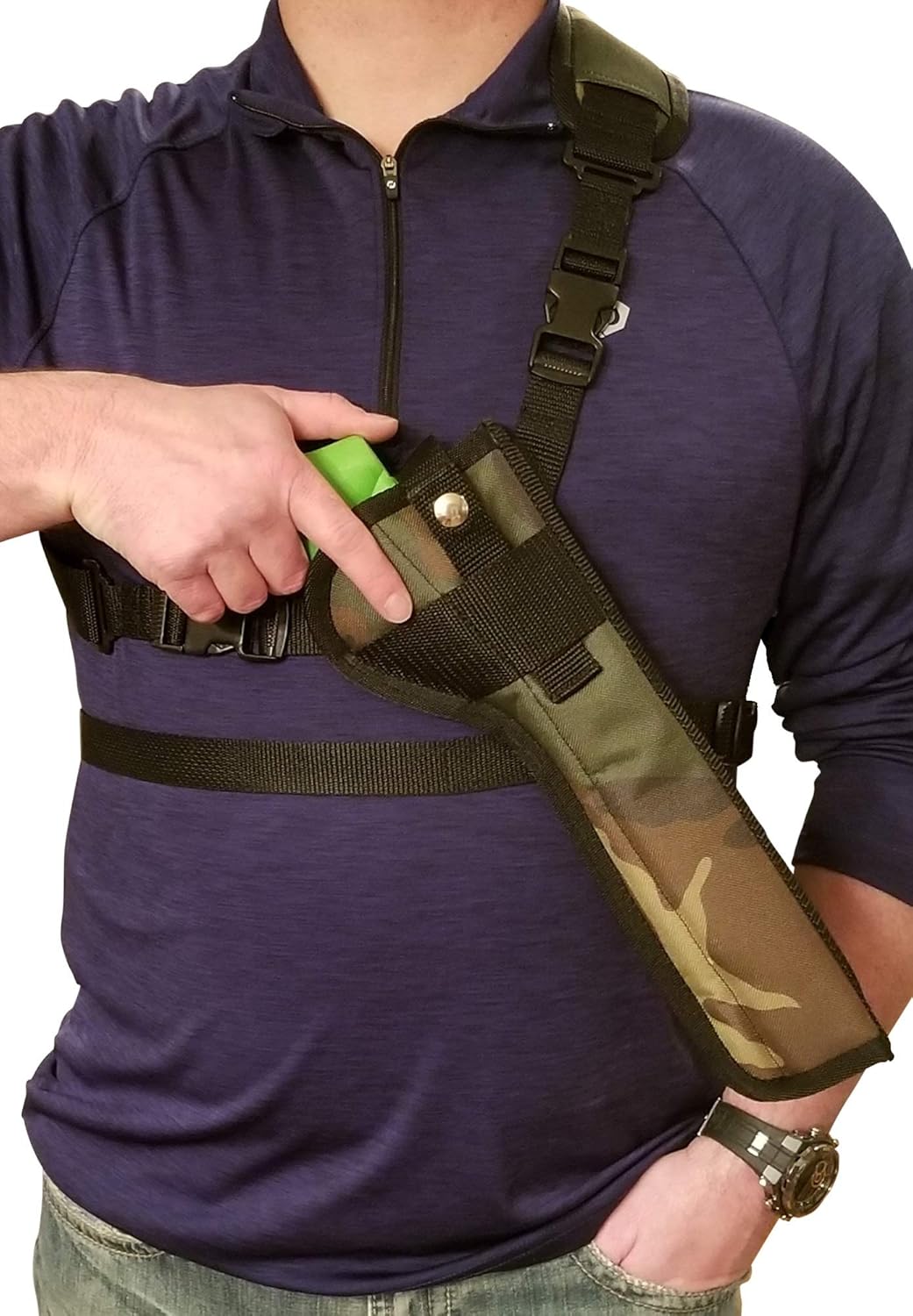 Chest/Shoulder Gun Holster | Fits Taurus Raging Bull and Raging Hunter Revolvers in 2.25" - 8.375" Barrel Lengths