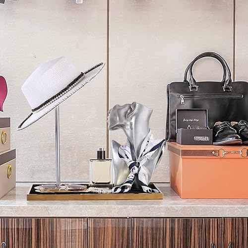 Miniatura 6 de Betued Exhibición de collares soporte de joyería joyería de busto de joyería exhibición de aretes de maniquí exhibición de pendientes de resina para