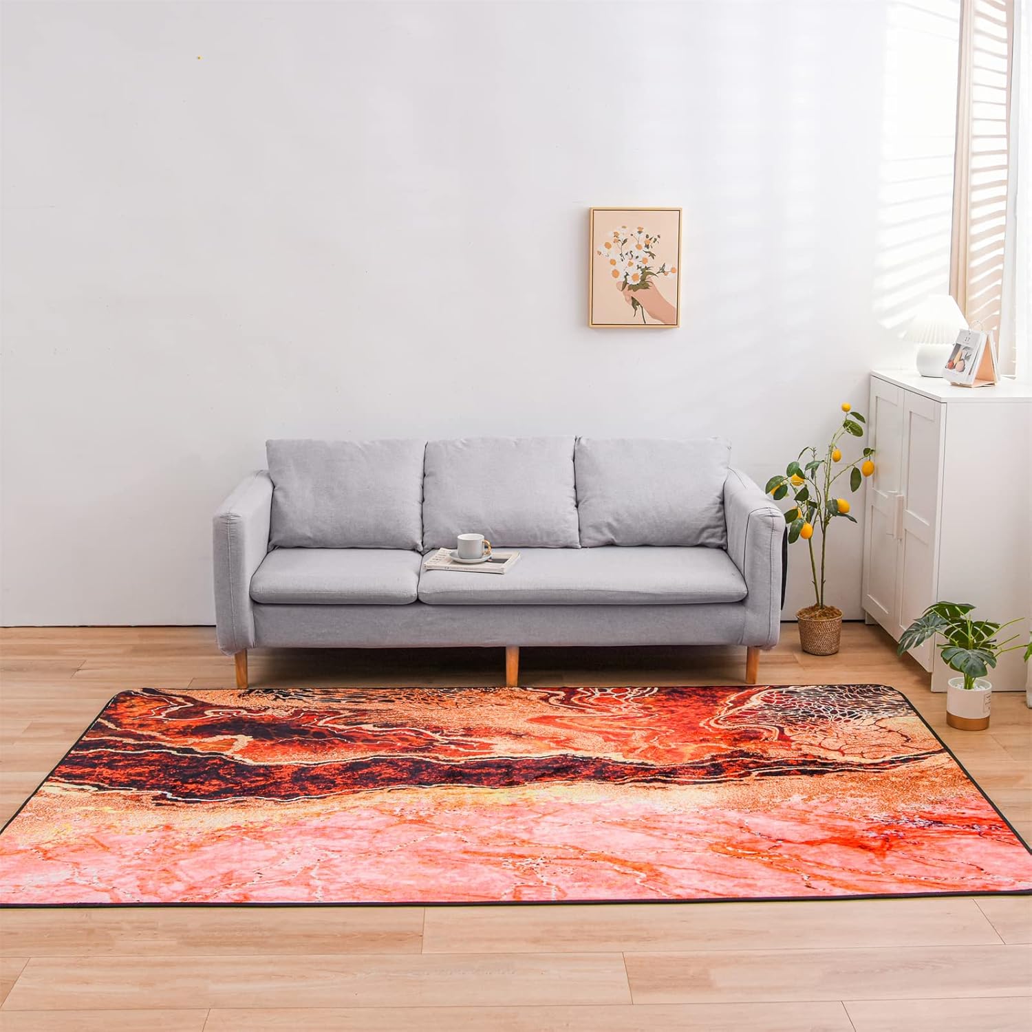 A Nice Night Fannel Area Rugs Door Mat,Glittering Like Gold