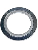 Vista 1 de Junta espiral para heridas con anillo interior SUS304, relleno de grafito, 5 piezas 1-1/2 pulgadas DN40