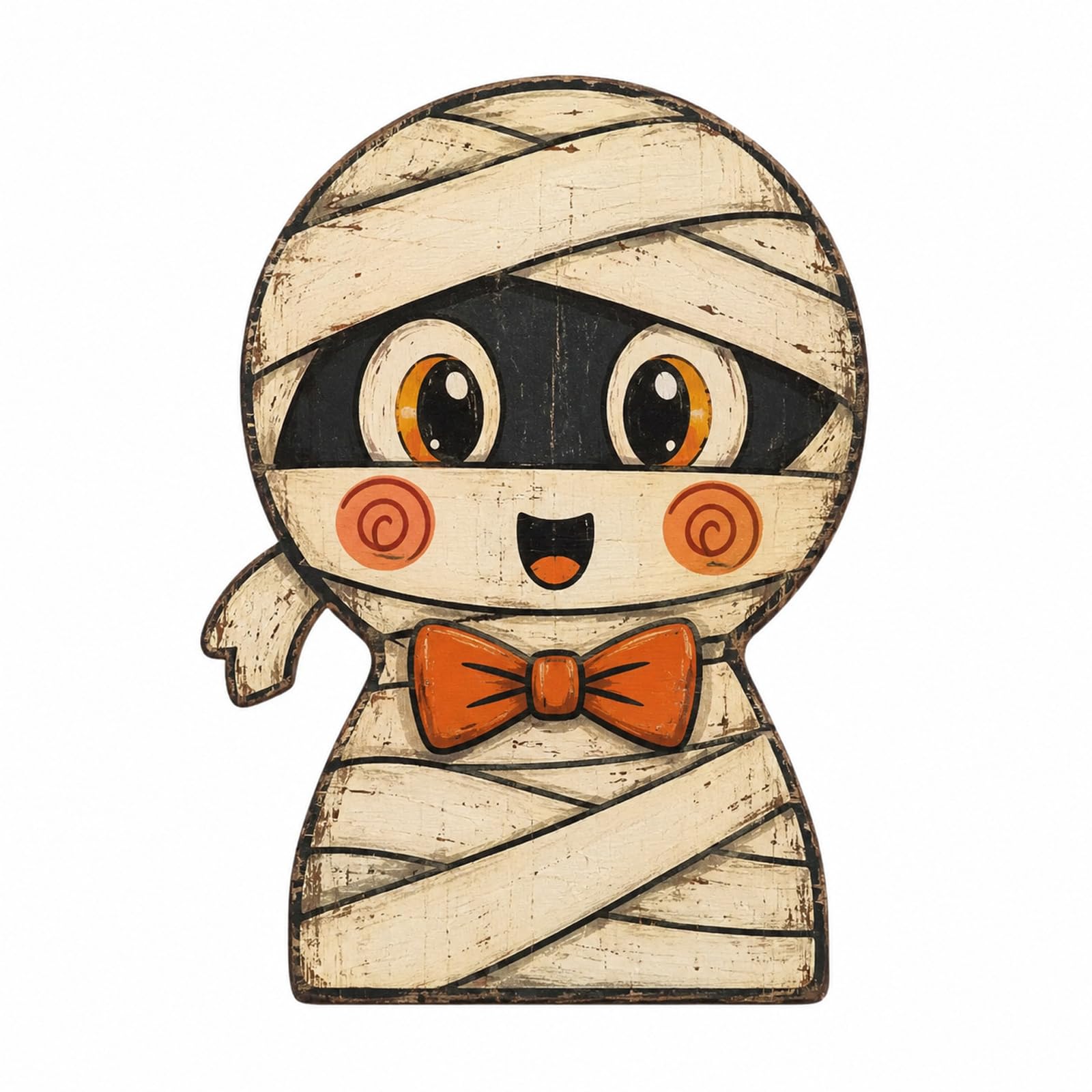 LWHZOFR Halloween Wooden Character Tabletop Decor - Double-Sided Freestanding Halloween Figurine for Mantel Shelf Tiered Tray Table Centerpiece Home Seasonal Decoration