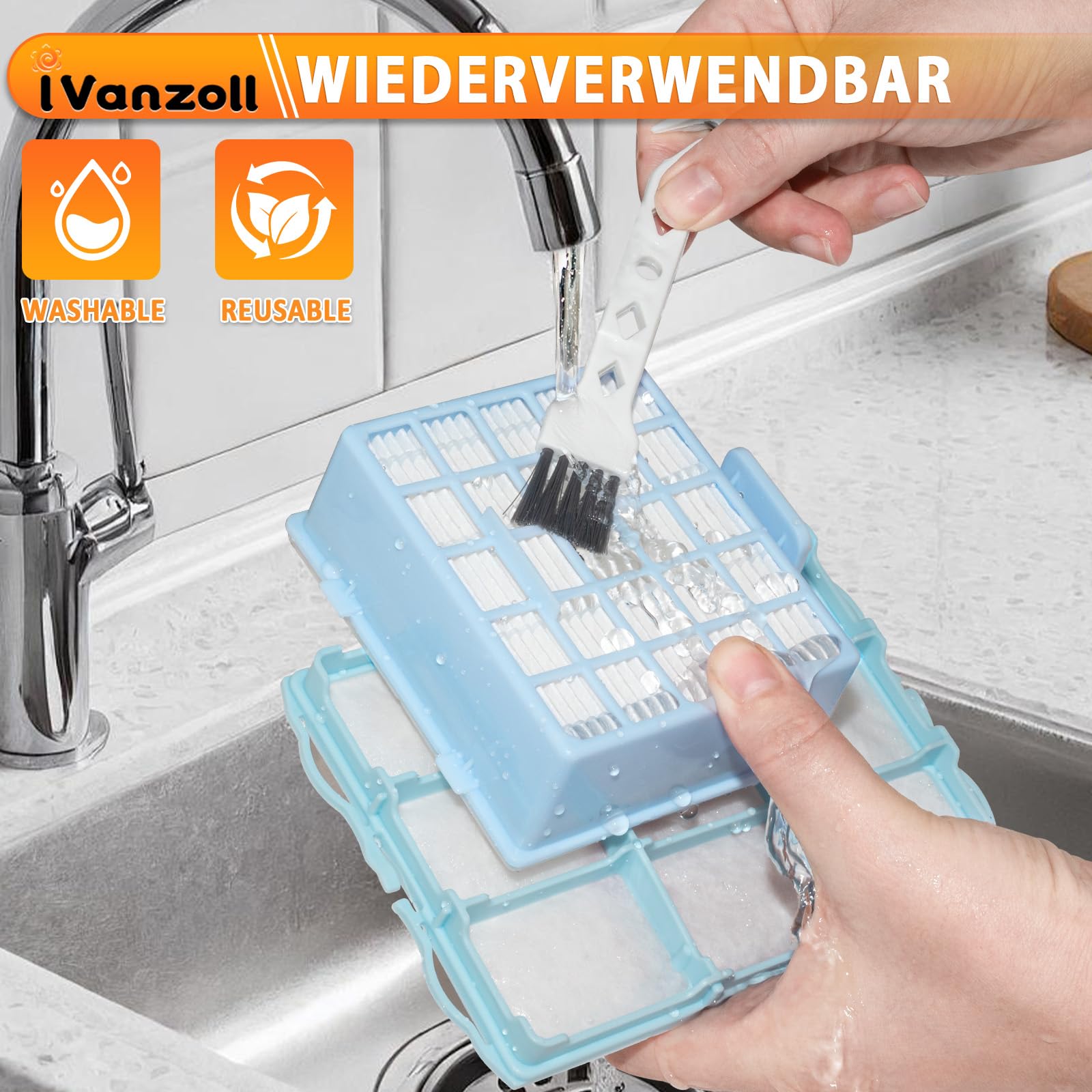 3 HEPA Filter+3 Motorschutzfilter für Siemens VS06G VS06B VS06C VSZ3 (Z3.0) Serie, Kompatibel mit Siemens Synchropower VSZ31423 VSZ31455 VSZ31456 VSZ31466, für Bosch BSG6 BSGL3 BSGL4 Serie
