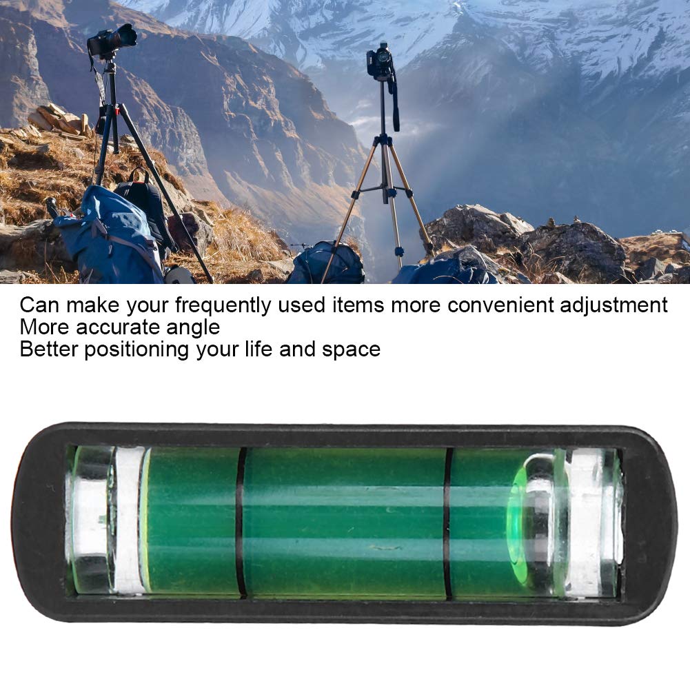 Niveau à Bulle Compact 58x44 Mm | Pour Caravane, Meuble, Écran PC, Appareil Photo | Double Vérification Horizontale/Verticale - 2