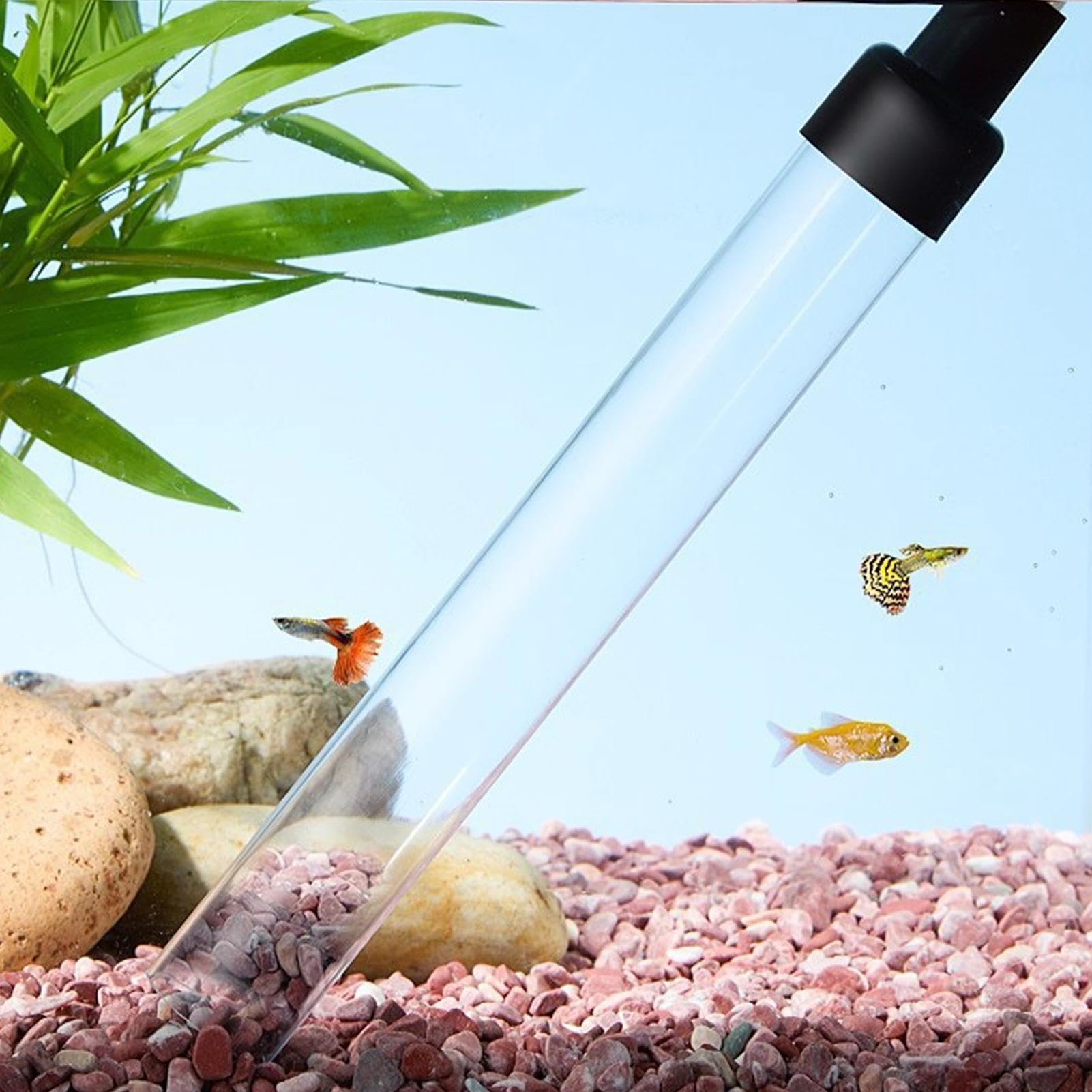 Generisch Bodengrundreiniger Für Aquarium - Manueller Siphon Wasserwechsler,Kies- und Wassersiphon zur Aquarienreinigung | für Reptilien, Garnelen, Kampffisch, das Zuhause, die Wohnung, das Büro und