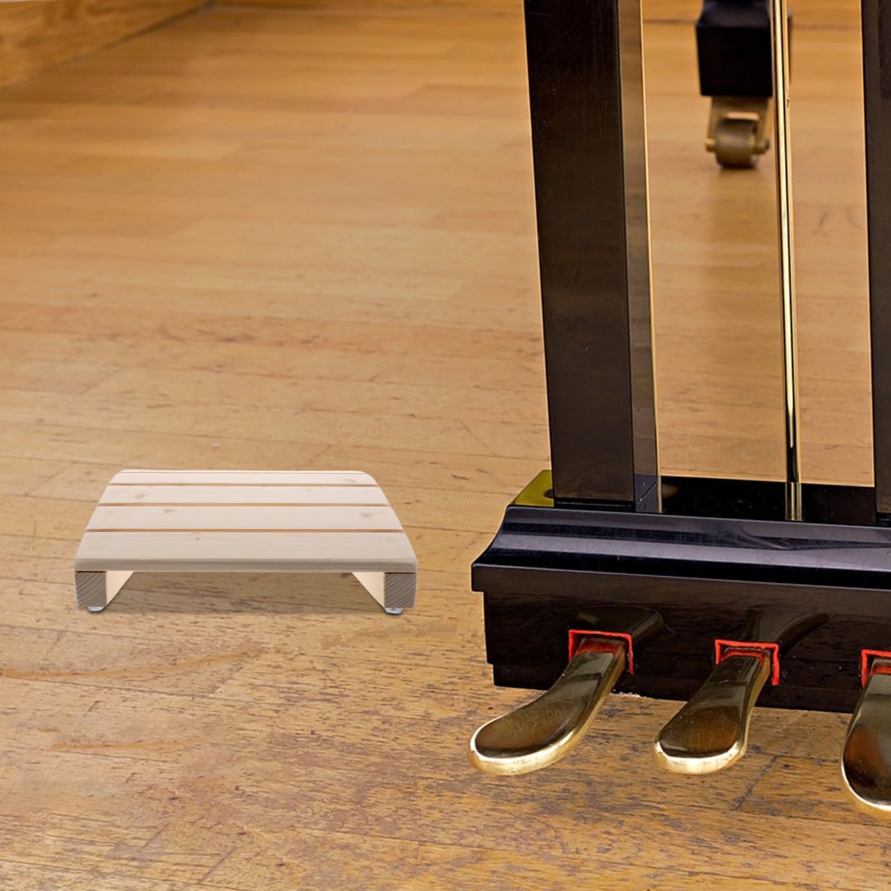 TOYANDONA Ergonomischer Kinder Klavierhocker Aus Holz Mit Bequemem Polster Fußstütze Für Anfänger Klavierübungen Idealer Klavierstuhl Für Musikschule Und Zuhause 11.81X9.84X4.72 Zoll