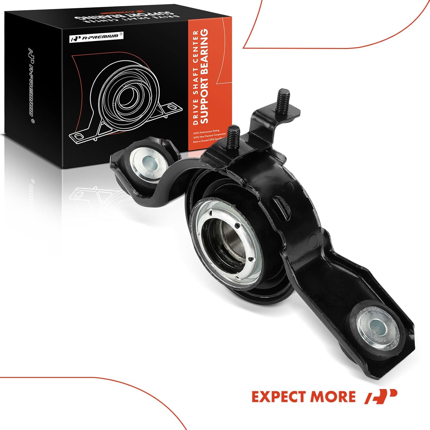 A-Premium Front Drive Shaft Center Support Bearing Compatible with Mitsubishi Outlander 2003 2004 2005 2006, AWD, Driveshaft Carrier Bearing