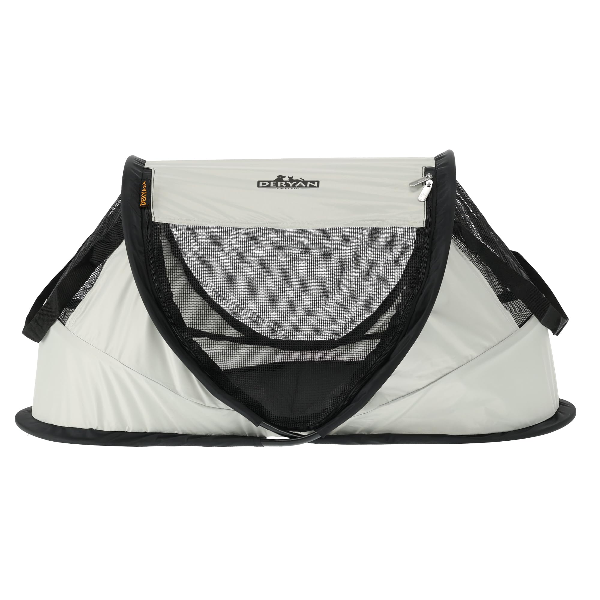 Deryan Dogs & Cats – Luxuriöses Pop-up-Reisebett für Haustiere – Hundebox – Pop-up-System – Zusammenklappbare Box – Extra Dickes Netzgewebe – Klein