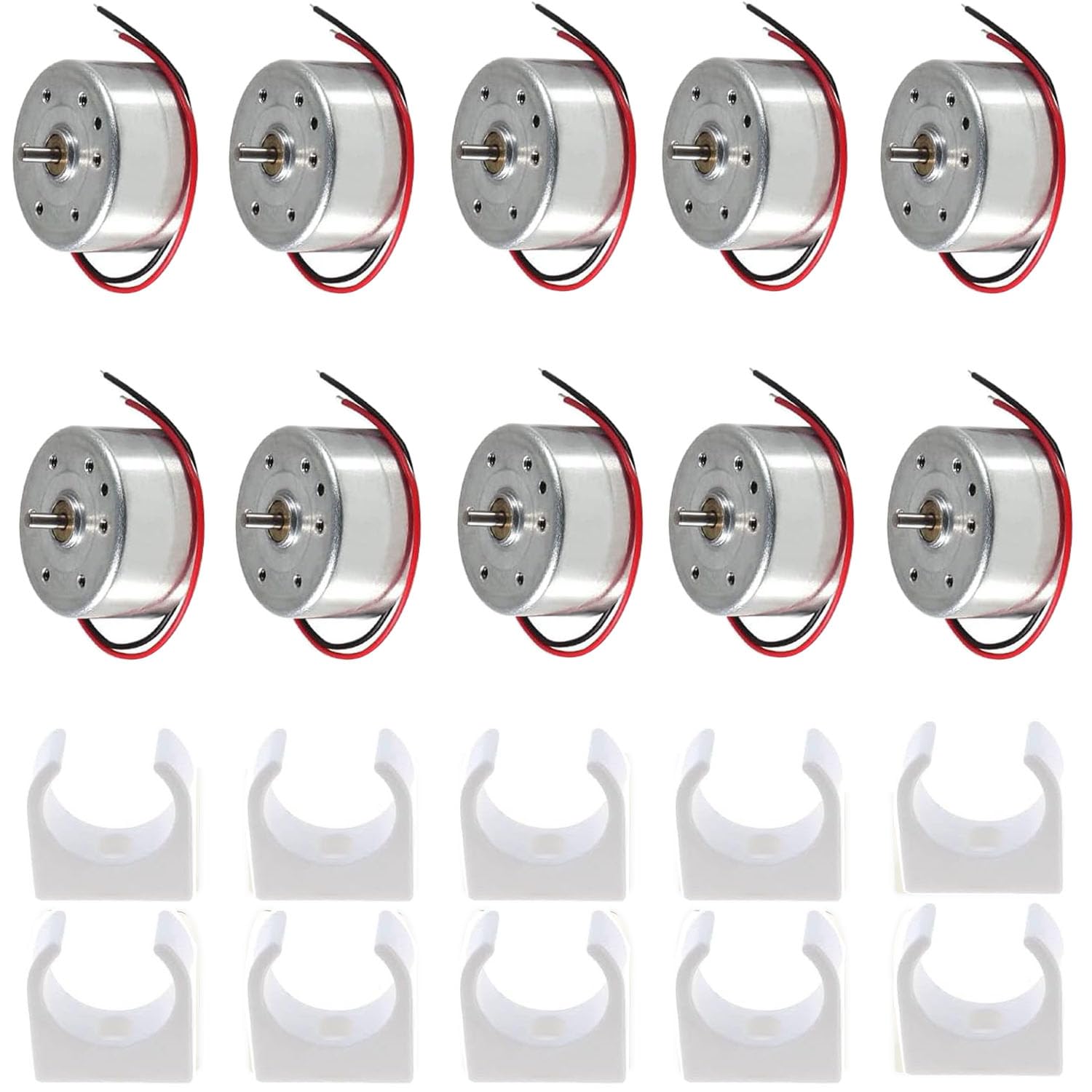 RUNCCI-YUN 10Pcs 1.5V-3V-6V-9V DC Motor