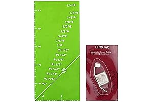 Seam Guide Ruler and Magnetic Seam Guide for your Sewing Machine