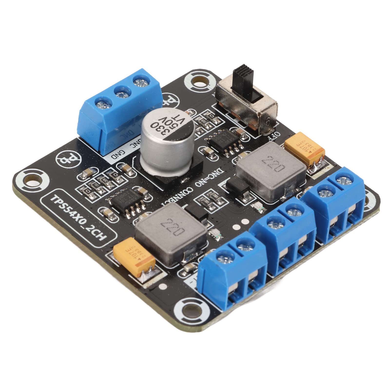 ASHATA Modulo a Doppia Uscita Positivo Negativo, Moduli a Doppia Alimentazione, TPS5430 12V 15V Protezione Connessione Inversa Modulo Convertitore di Tensione a Basso Rumore