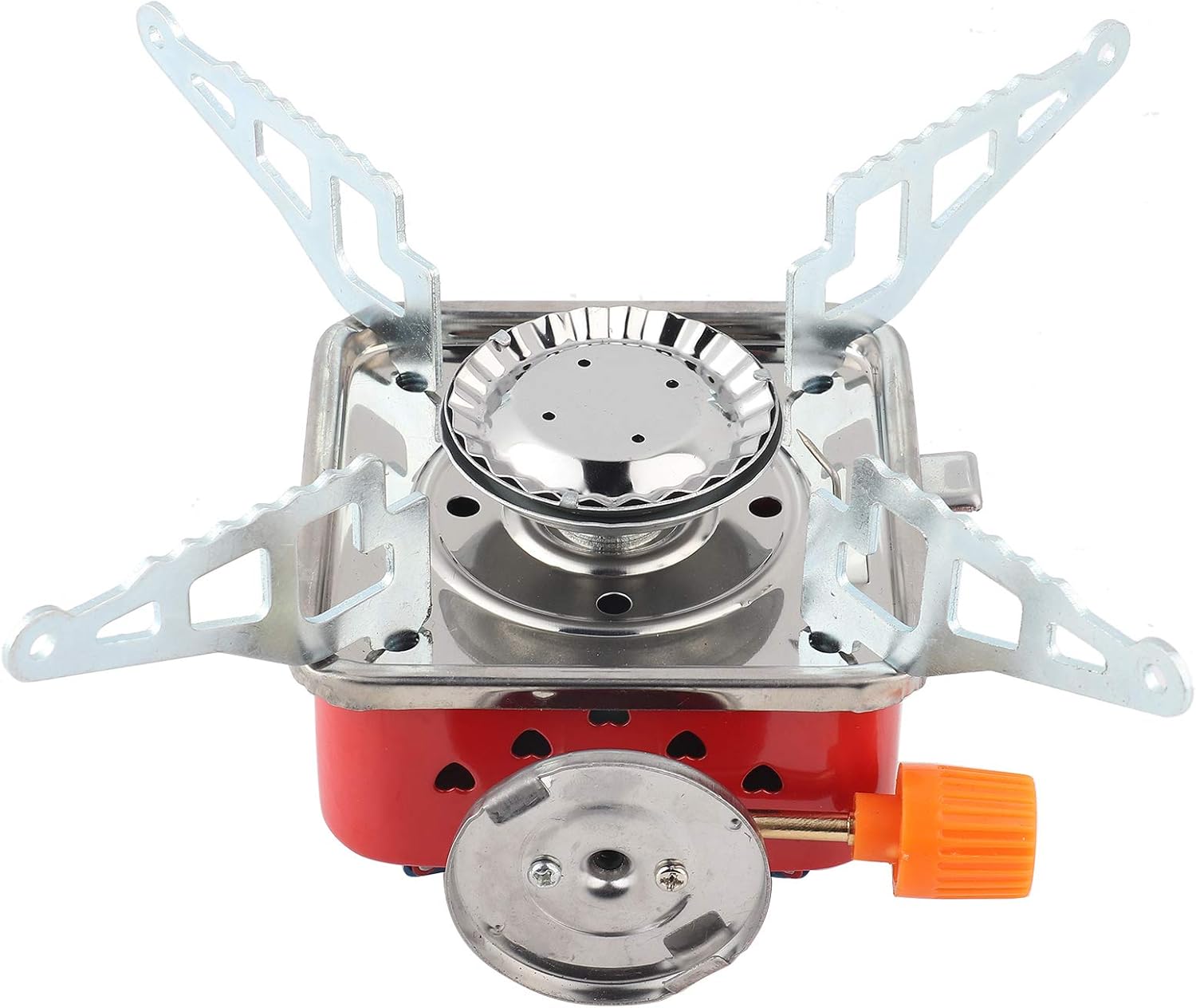 4.53x4.53x3.94in Portable Mini Outdoor Folding Camping Stove,4000BTU Backpacking