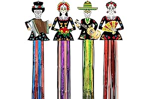 Ofrendas De Dia De Muertos: 4pcs Large Day of The Dead Decorations...