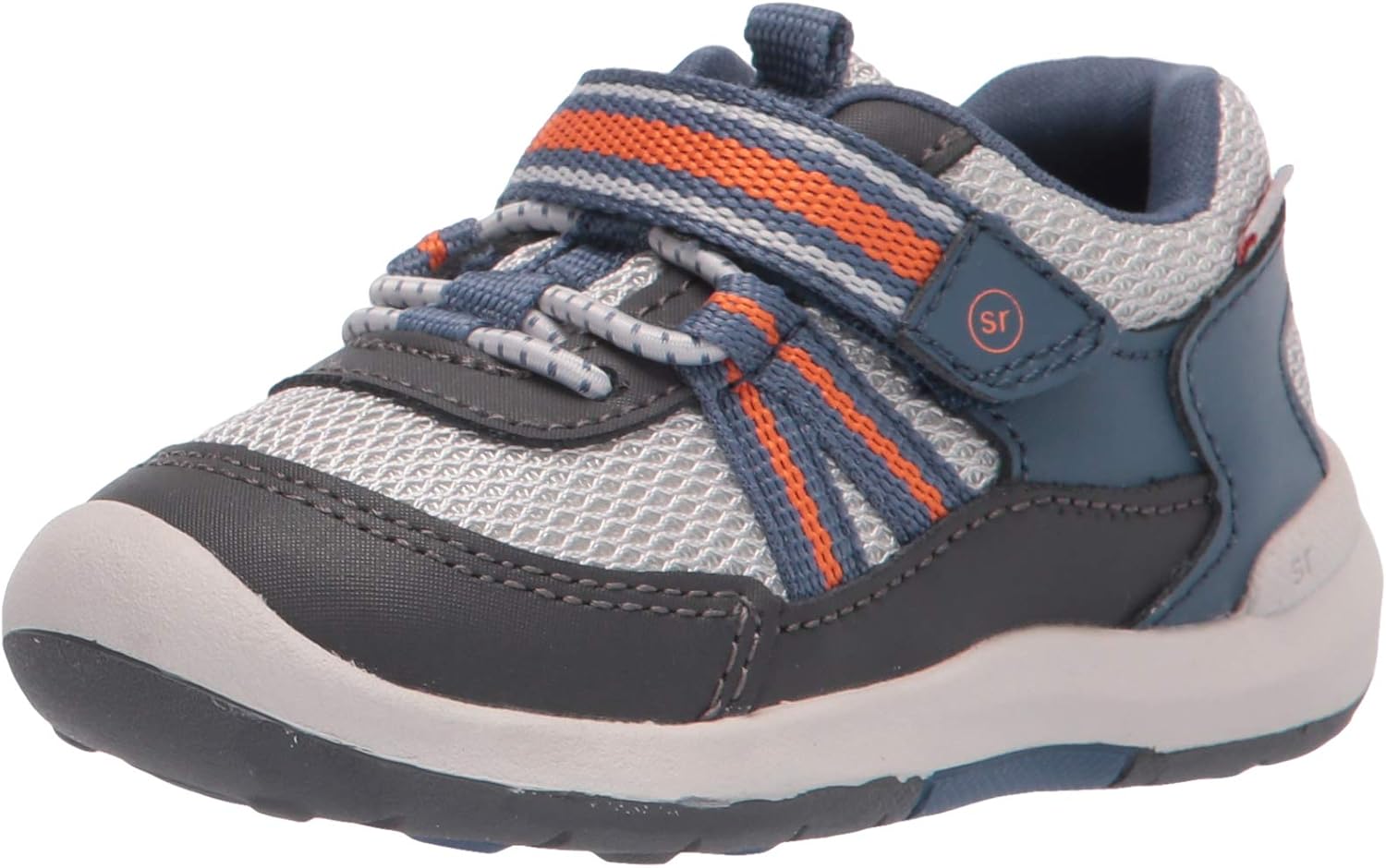 Stride Rite boys Srt Jasper Running Shoe, Grey, 5 Wide Toddler US