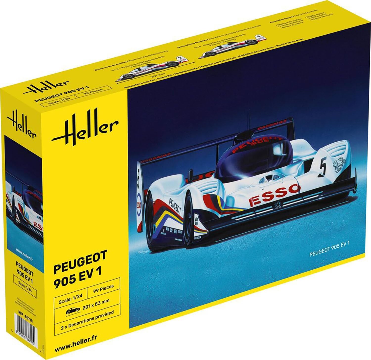 Amazon | プラッツ エレール 1/24 プジョー 905 EV1 1991 SWC 