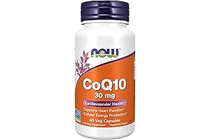 NOW Supplements, CoQ10 30mg: Pharmaceutical Grade CoQ10 for Enhanced Health