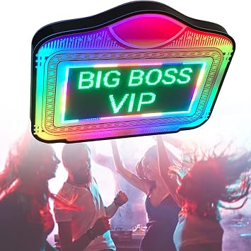 LED Letter Bottle Presenter,Handheld Billboard,Custom Logo VIP Service Sign,Bottle Presenter with Color Change and Scrolling Message