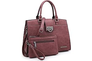 Set of 2 Monogram Satchel Purses: The Epitome of Style and Functionality